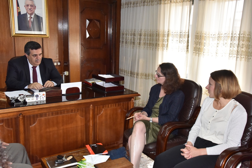 A meeting was held in Bethlehem Municipality with NAKOPA program the supporter of JSCTD in order to review the progress of the work and the most important challenges