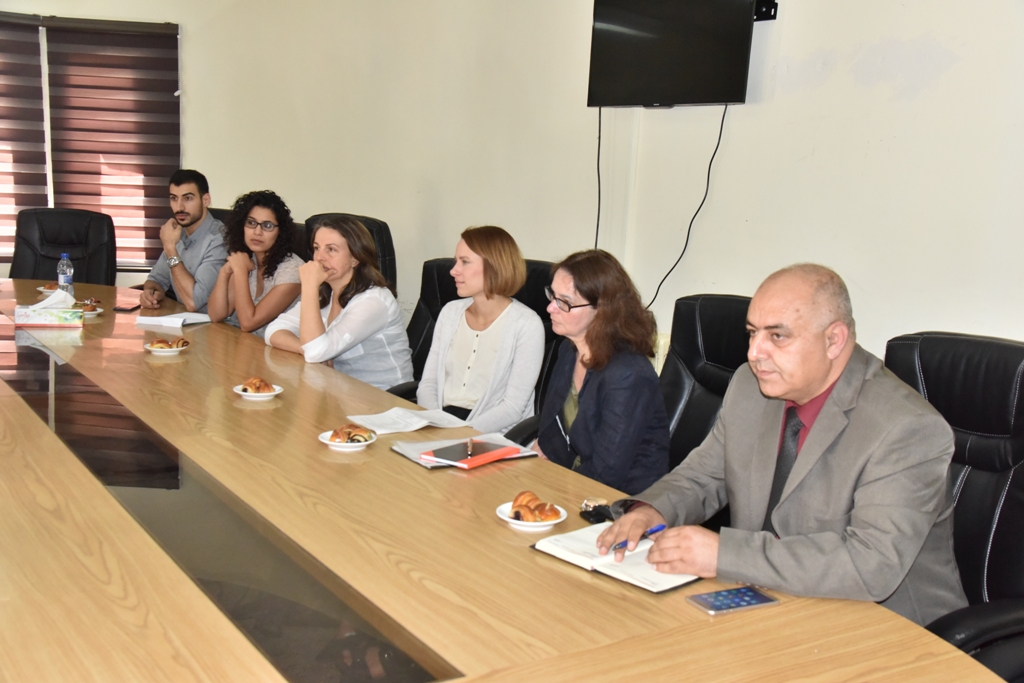 A meeting was held in Bethlehem Municipality with NAKOPA program the supporter of JSCTD in order to review the progress of the work and the most important challenges