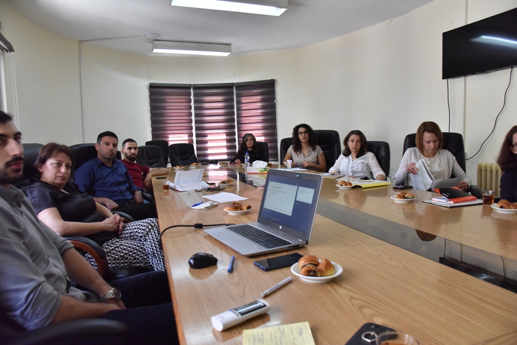 A meeting was held in Bethlehem Municipality with NAKOPA program the supporter of JSCTD in order to review the progress of the work and the most important challenges