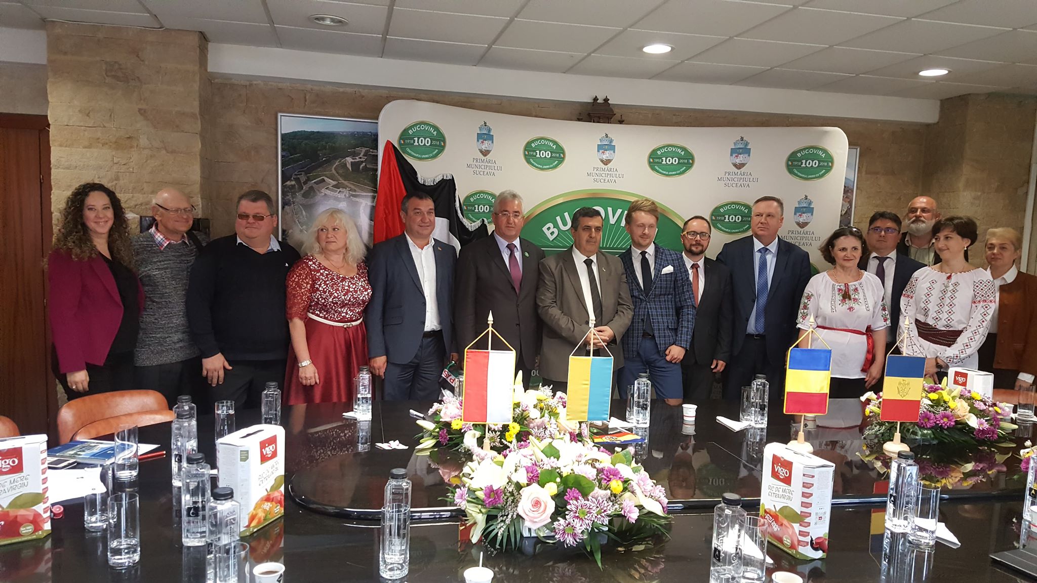 سلمان يشارك بإحتفال مدينة سوتشافا الرومانية المتوأمة مع مدينة بيت لحم والإتفاق حول تبادلات عديدة بين الجانبين