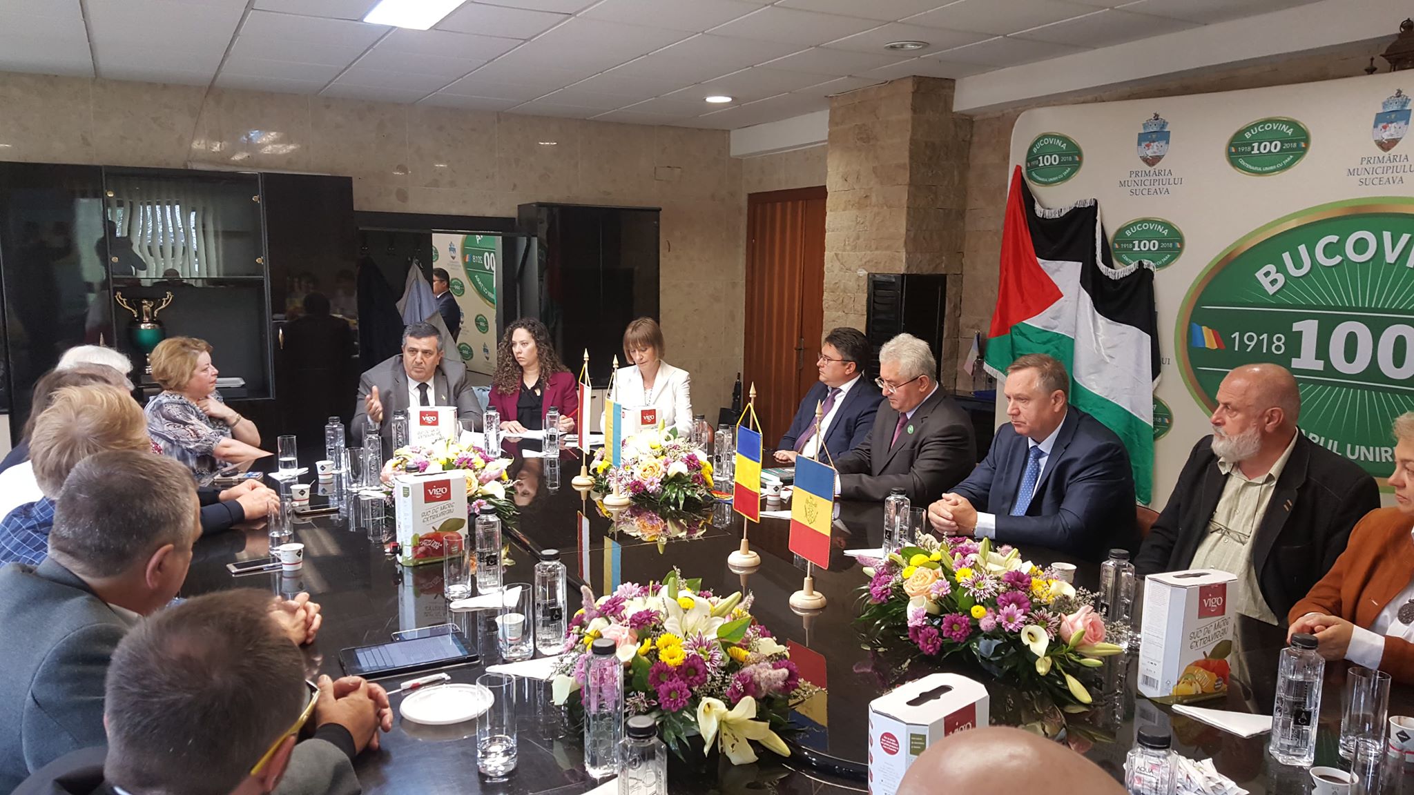 سلمان يشارك بإحتفال مدينة سوتشافا الرومانية المتوأمة مع مدينة بيت لحم والإتفاق حول تبادلات عديدة بين الجانبين