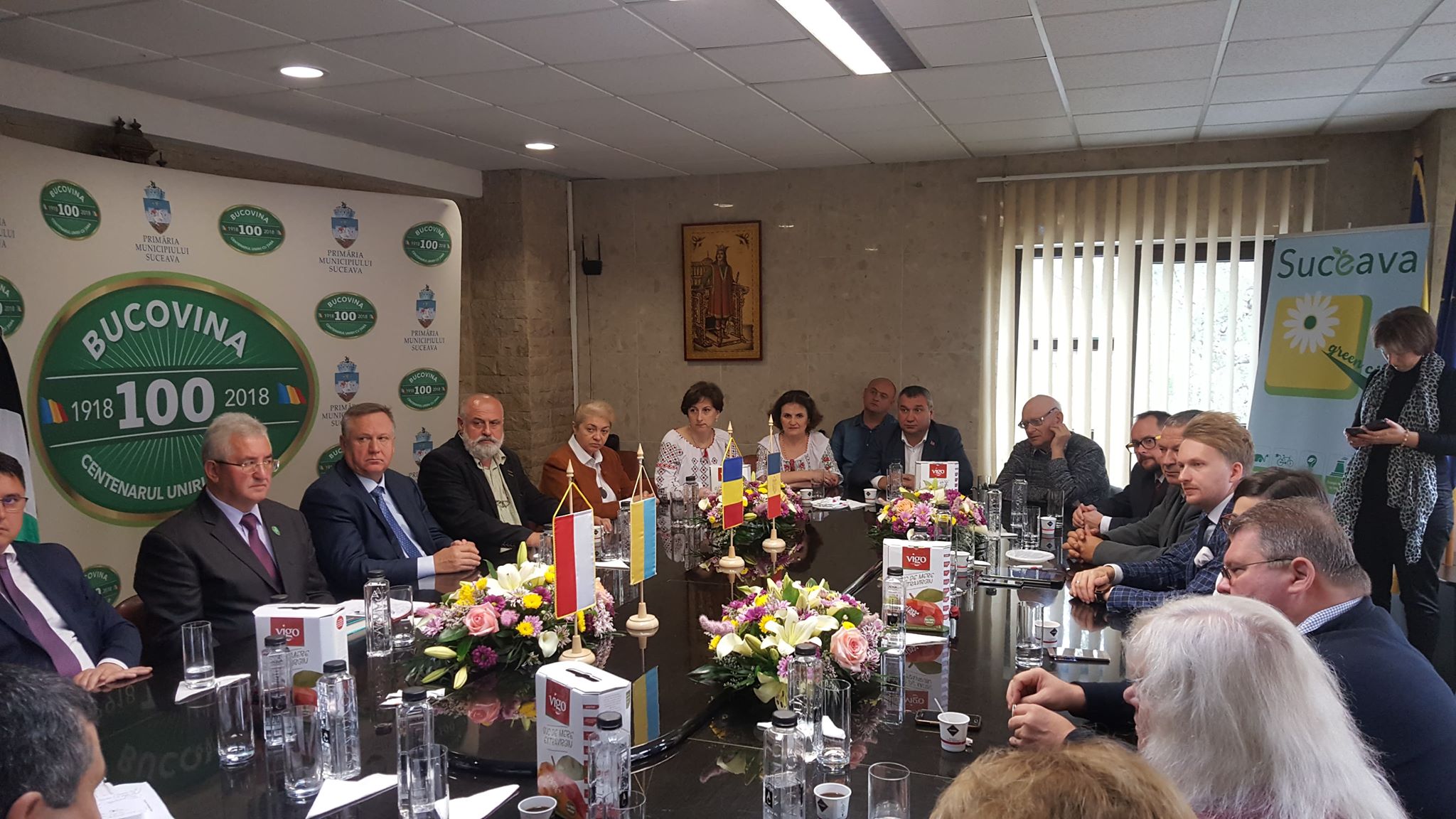 سلمان يشارك بإحتفال مدينة سوتشافا الرومانية المتوأمة مع مدينة بيت لحم والإتفاق حول تبادلات عديدة بين الجانبين