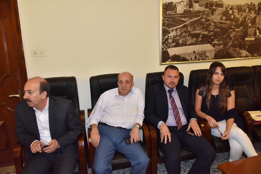 The Mayor of Bethlehem welcomes the Mayor of Strasbourg and discusses ways to improve the mutual relationship 