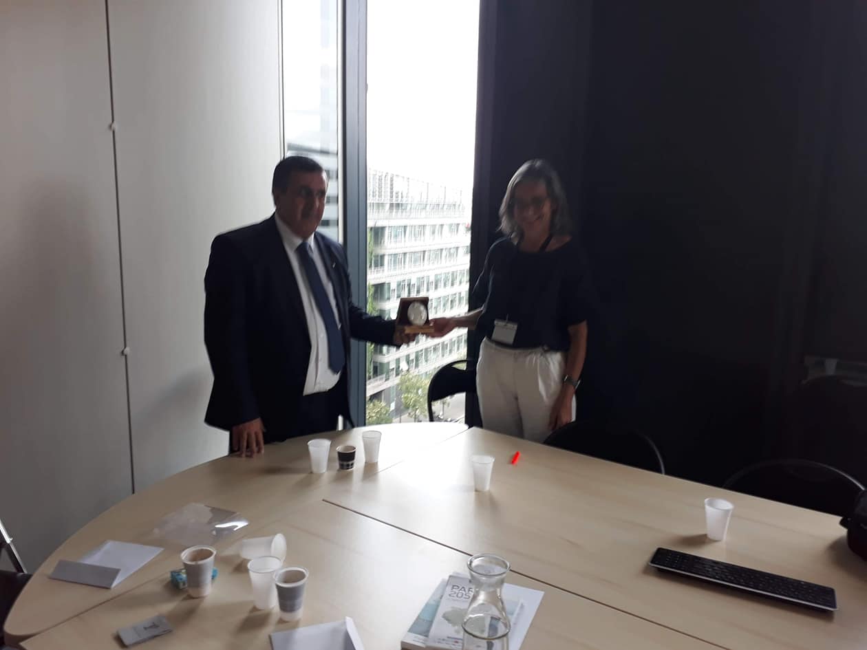 The Mayor of Bethlehem met with the Deputy Mayor of Paris and focused on the ongoing mutual projects 