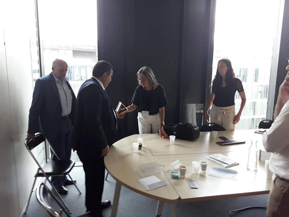 The Mayor of Bethlehem met with the Deputy Mayor of Paris and focused on the ongoing mutual projects 