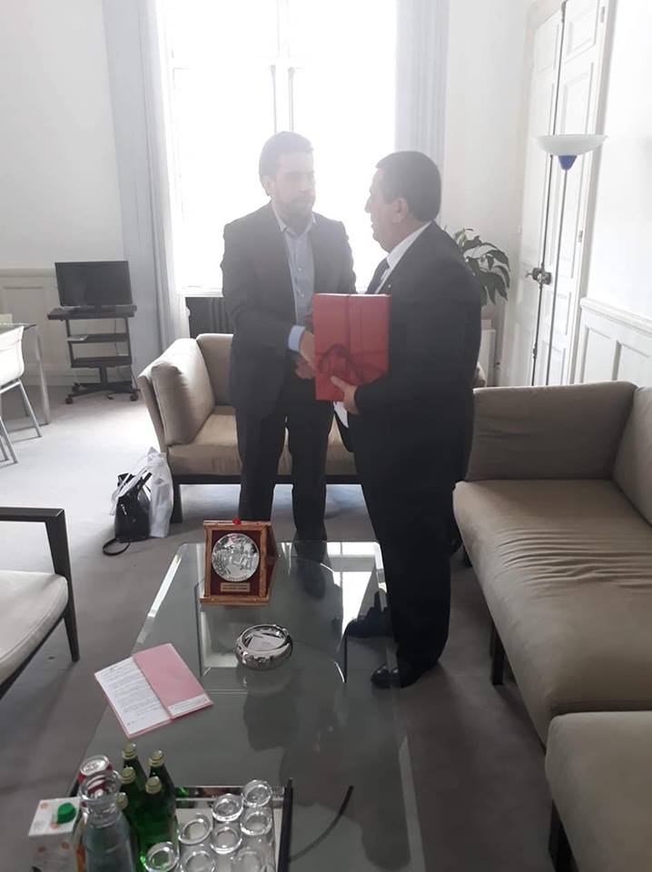 The Mayor of Bethlehem met with the Deputy Mayor of Paris and focused on the ongoing mutual projects 