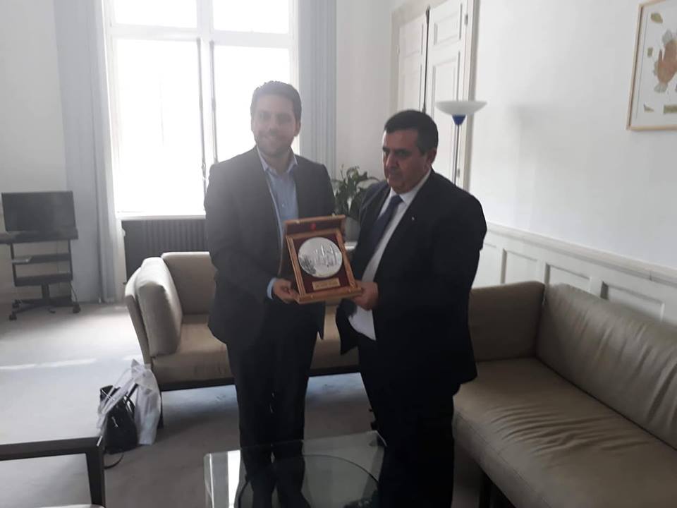 The Mayor of Bethlehem met with the Deputy Mayor of Paris and focused on the ongoing mutual projects 
