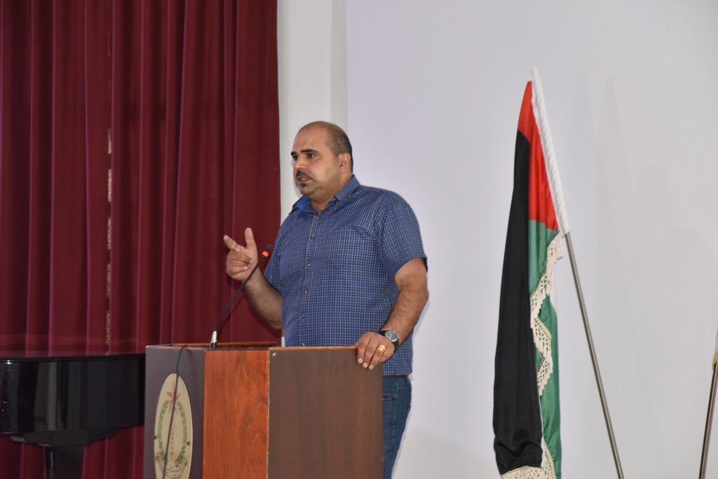 لقاء مجتمعي للتعريف بمشروع " تأهيل وترميم شارع النجمة والمناطق المحيطة " في مركز السلام/ بيت لحم