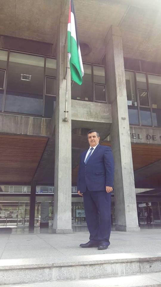 أثناء جولته في فرنسا لقاءات عدة لسلمان في باريس وجرونوبل بهدف تطوير العلاقات المشتركة ونقل الواقع الفلسطيني