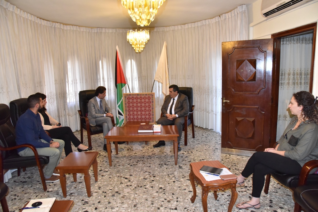 Mayor of Bethlehem welcomes the  President of the Vatican Foundation Dr.  Salvatore Martinez