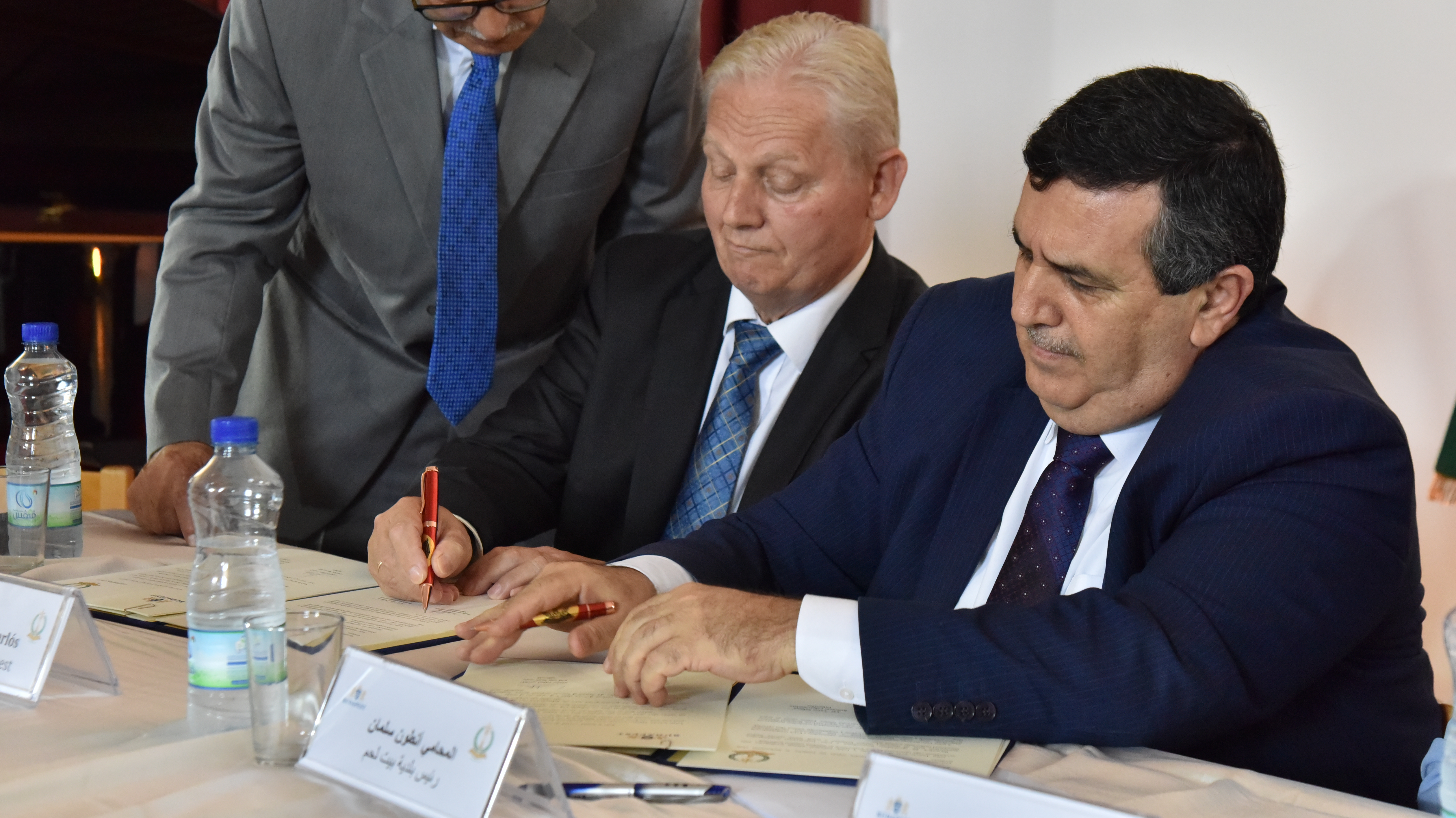 بلدية بيت لحم تحتفل بتوقيع إتفاقية توأمة جديدة مع العاصمة الهنغارية بودابست