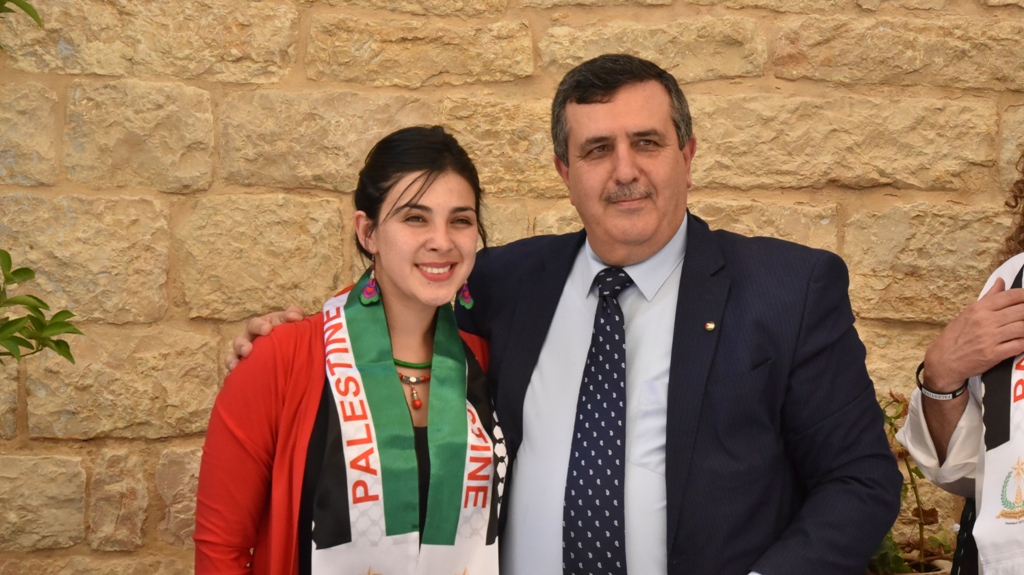 رئيس بلدية بيت لحم يستقبل وفداً من تشيلي ويتحدث عن المؤتمر القادم لمغتربي أبناء محافظة بيت لحم  