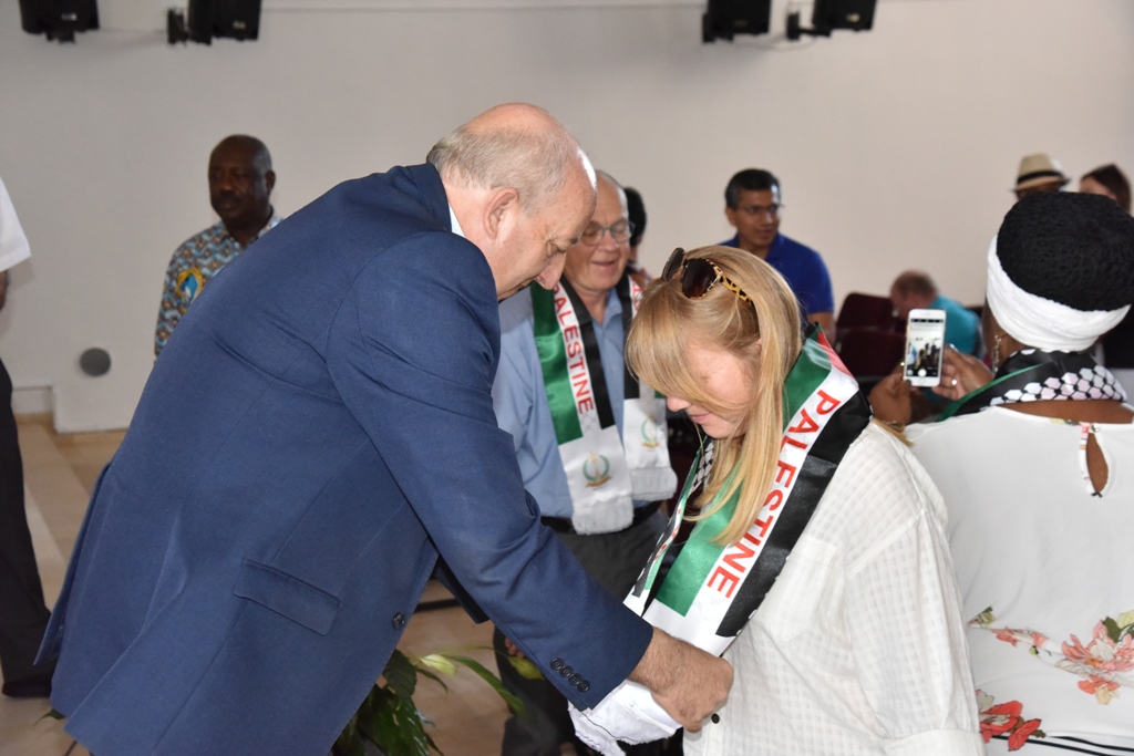 لقاء في مركز السلام في بيت لحم لرؤساء ومدراء البلديات الأعضاء في ميثاق ميلانو لسياسات الغذاء