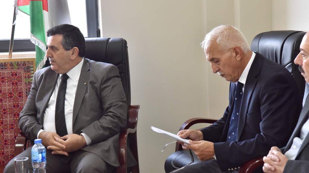 رئيس بلدية بيت لحم يلتقي برئيس بلدية بودابست قبيل توقيع إتفاقية التوأمة