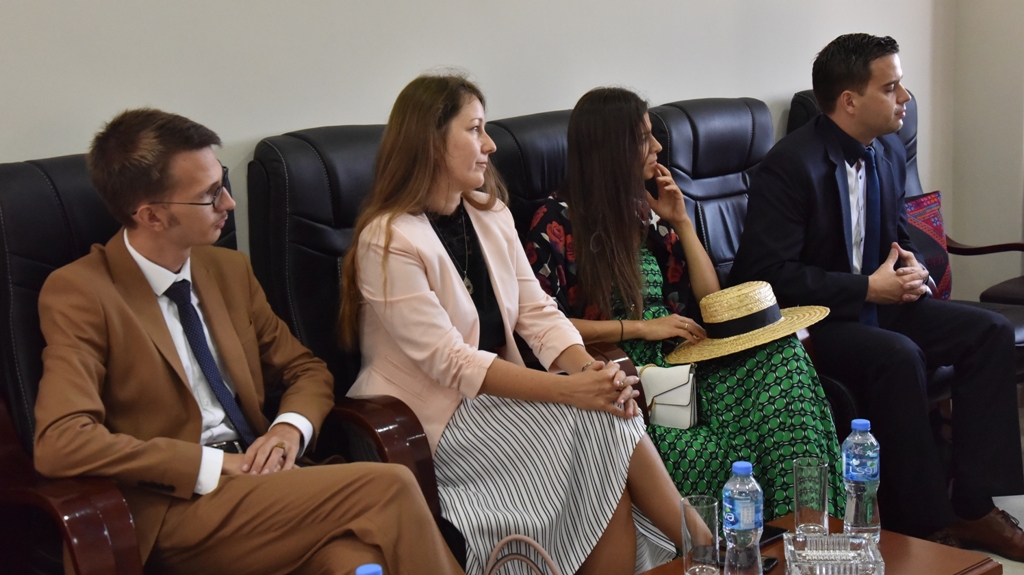 رئيس بلدية بيت لحم يلتقي برئيس بلدية بودابست قبيل توقيع إتفاقية التوأمة