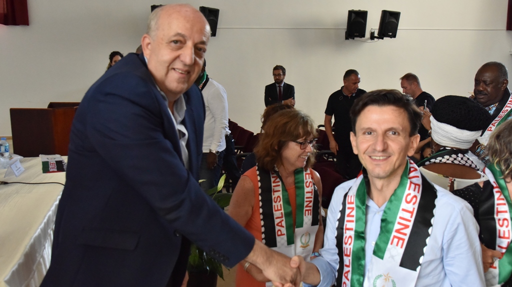 لقاء في مركز السلام في بيت لحم لرؤساء ومدراء البلديات الأعضاء في ميثاق ميلانو لسياسات الغذاء