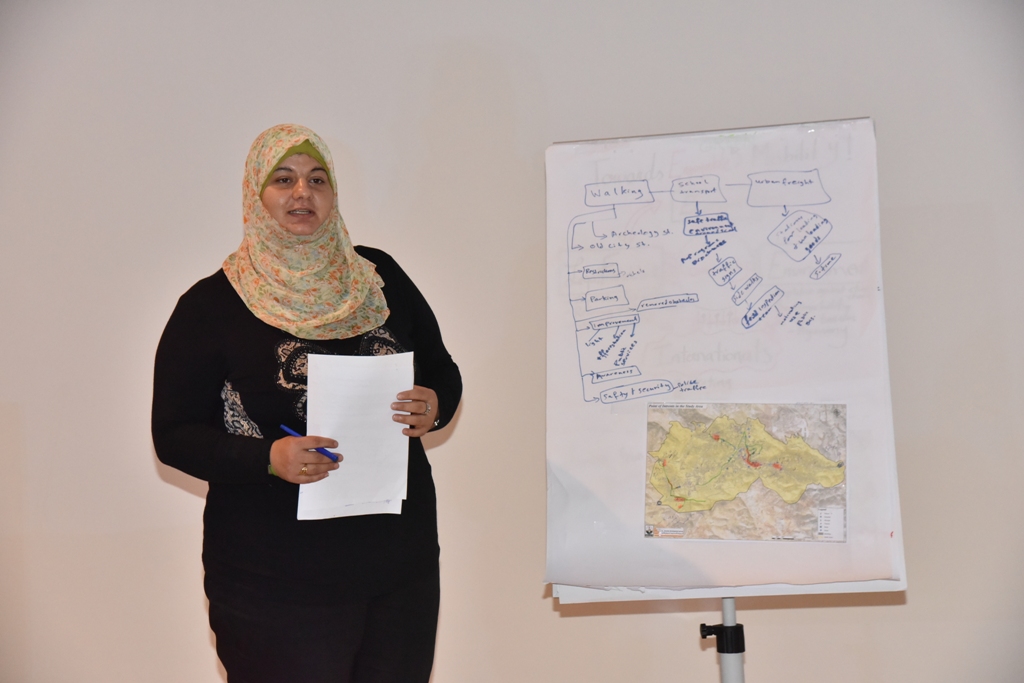 ورشة عمل في مركز السلام/ بيت لحم تحت عنوان ( الحركة المرورية لمحافظة بيت لحم للعام 2030 )