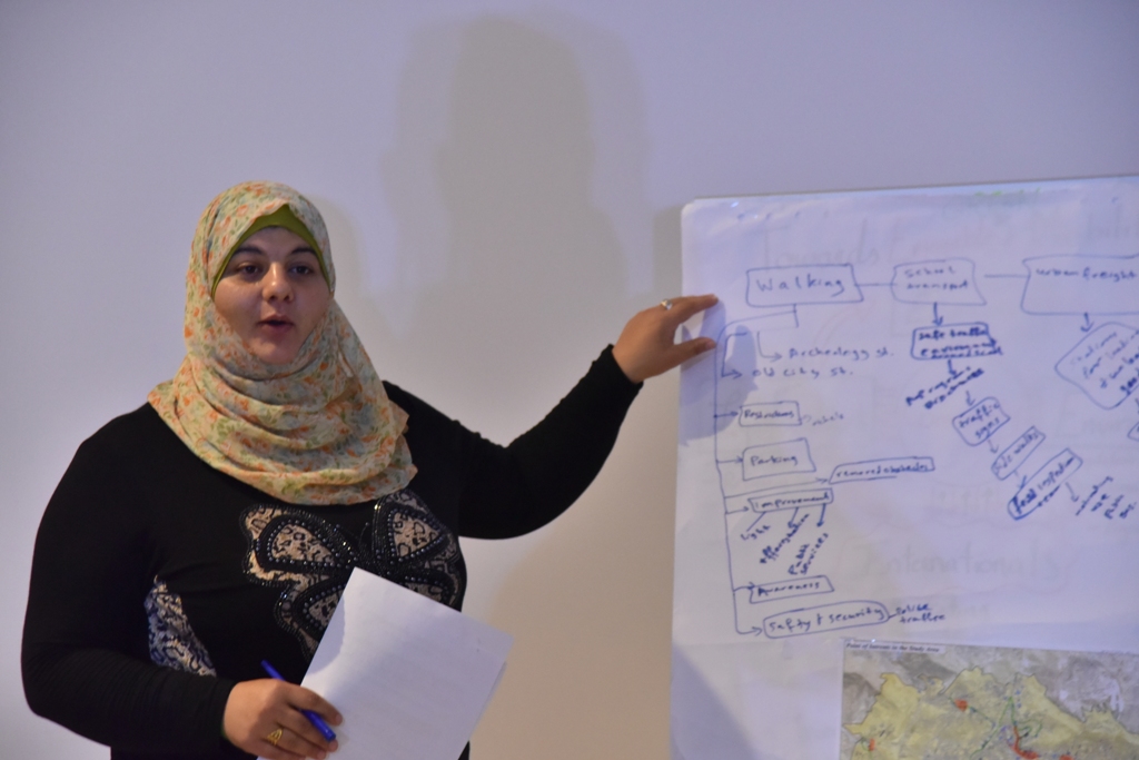 ورشة عمل في مركز السلام/ بيت لحم تحت عنوان ( الحركة المرورية لمحافظة بيت لحم للعام 2030 )