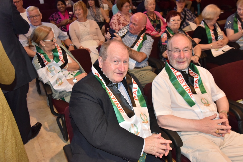 حفل في مركز السلام/ بيت لحم على شرف رئيس بلدية غلاسجو والوفد الإسكتلندي المرافق