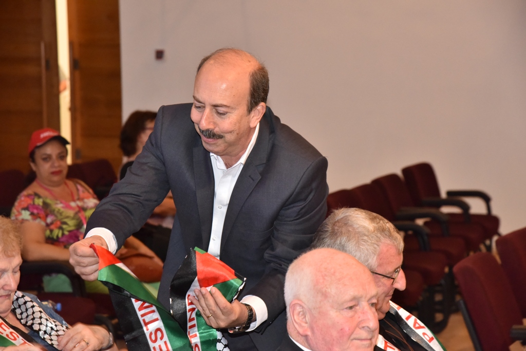 حفل في مركز السلام/ بيت لحم على شرف رئيس بلدية غلاسجو والوفد الإسكتلندي المرافق