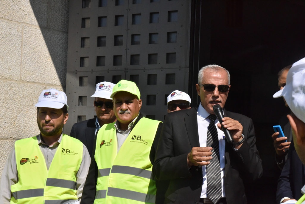 حملة اليوم العالمي للنظافة تنطلق في محافظة بيت لحم تحت شعار بيت لحم نظيفة وخضراء