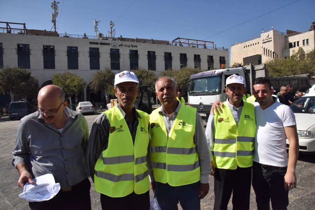 حملة اليوم العالمي للنظافة تنطلق في محافظة بيت لحم تحت شعار بيت لحم نظيفة وخضراء