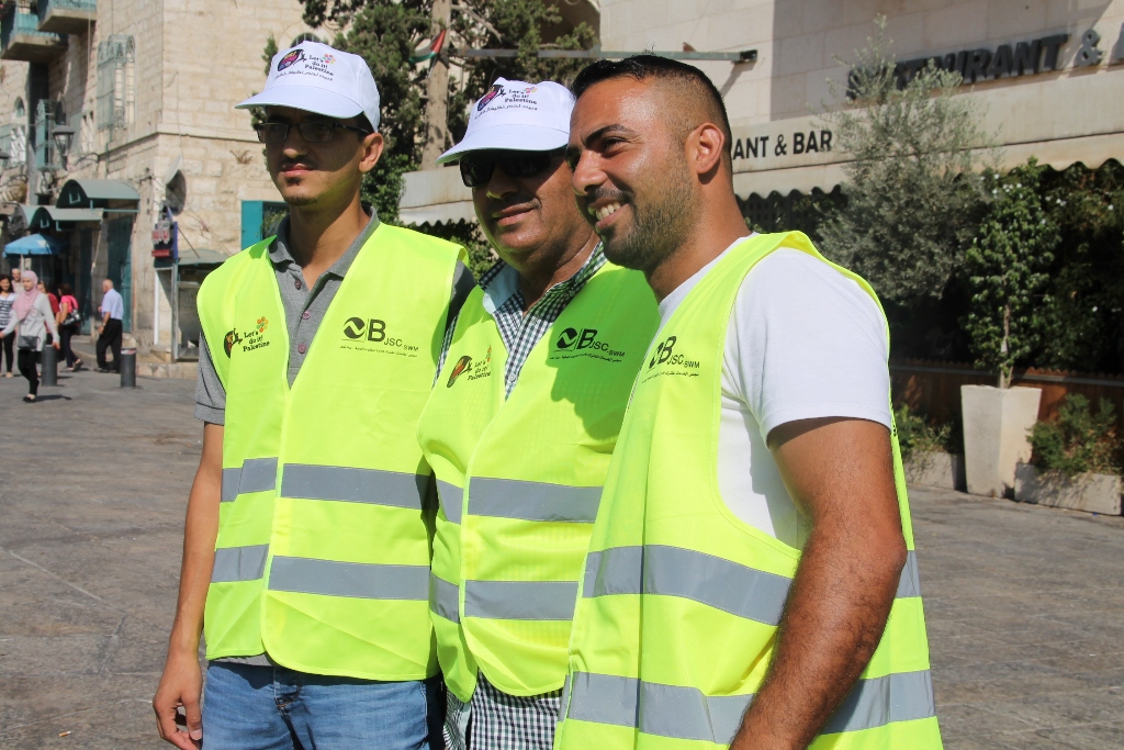 حملة اليوم العالمي للنظافة تنطلق في محافظة بيت لحم تحت شعار بيت لحم نظيفة وخضراء