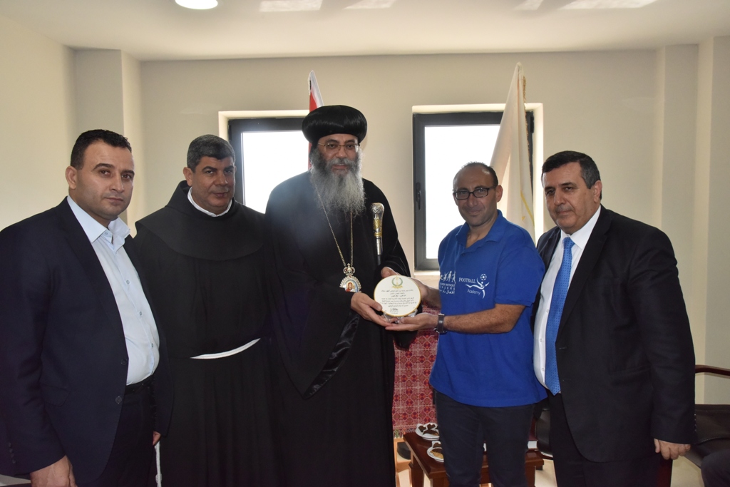 بلدية بيت لحم تكرم فريق نادي عاصمة الميلاد بعد أن أحرز المرتبة الثانية في دوري بريشا الإيطالية