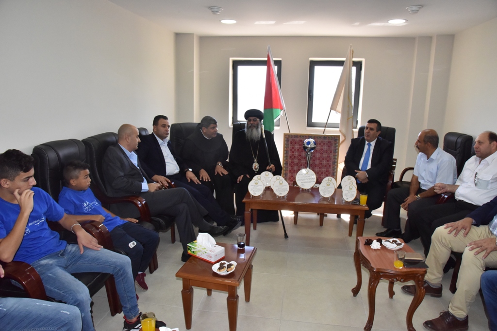 بلدية بيت لحم تكرم فريق نادي عاصمة الميلاد بعد أن أحرز المرتبة الثانية في دوري بريشا الإيطالية