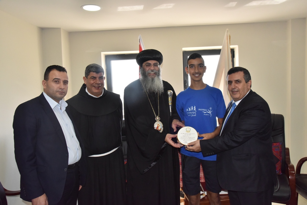 بلدية بيت لحم تكرم فريق نادي عاصمة الميلاد بعد أن أحرز المرتبة الثانية في دوري بريشا الإيطالية