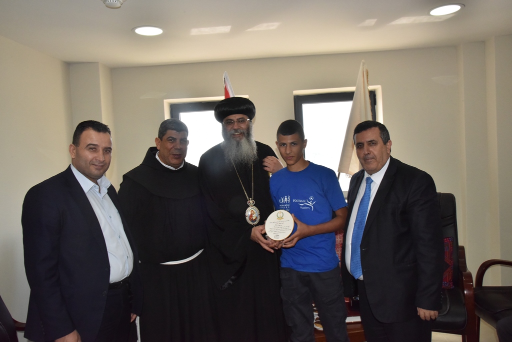 بلدية بيت لحم تكرم فريق نادي عاصمة الميلاد بعد أن أحرز المرتبة الثانية في دوري بريشا الإيطالية