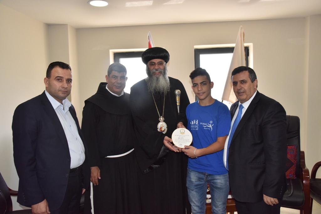 بلدية بيت لحم تكرم فريق نادي عاصمة الميلاد بعد أن أحرز المرتبة الثانية في دوري بريشا الإيطالية