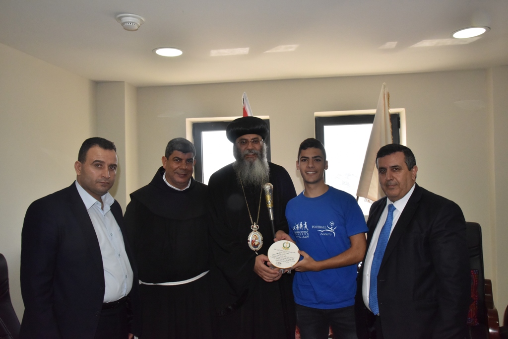 بلدية بيت لحم تكرم فريق نادي عاصمة الميلاد بعد أن أحرز المرتبة الثانية في دوري بريشا الإيطالية