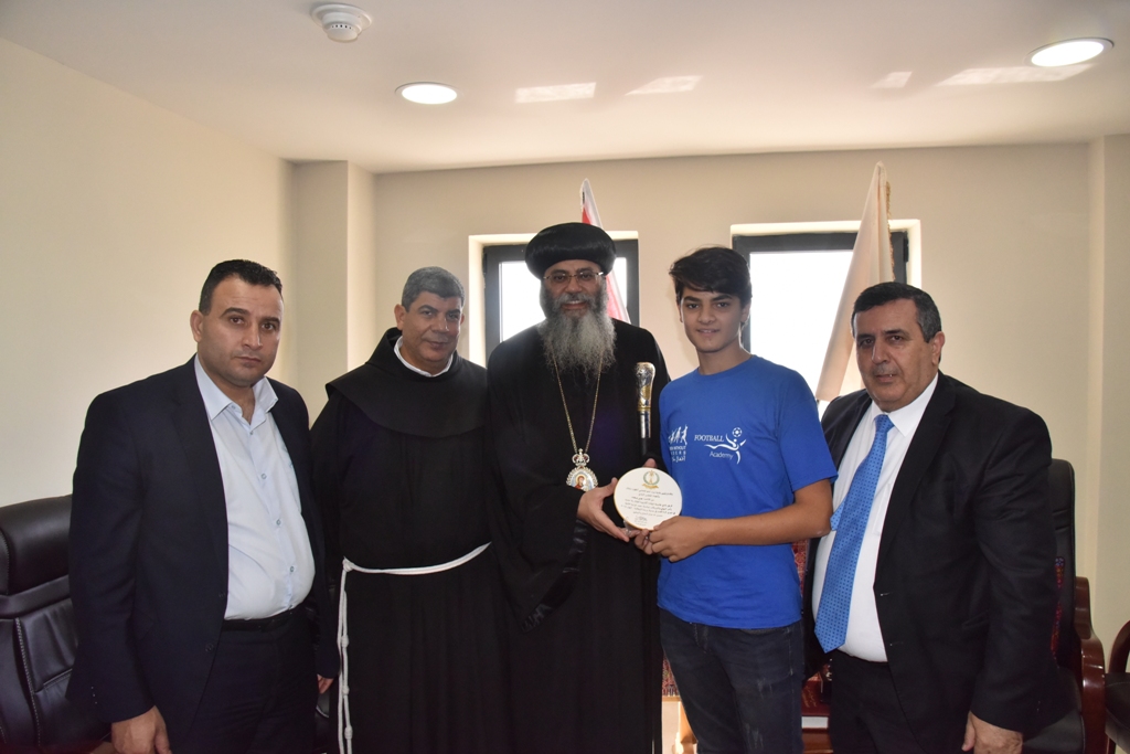 بلدية بيت لحم تكرم فريق نادي عاصمة الميلاد بعد أن أحرز المرتبة الثانية في دوري بريشا الإيطالية