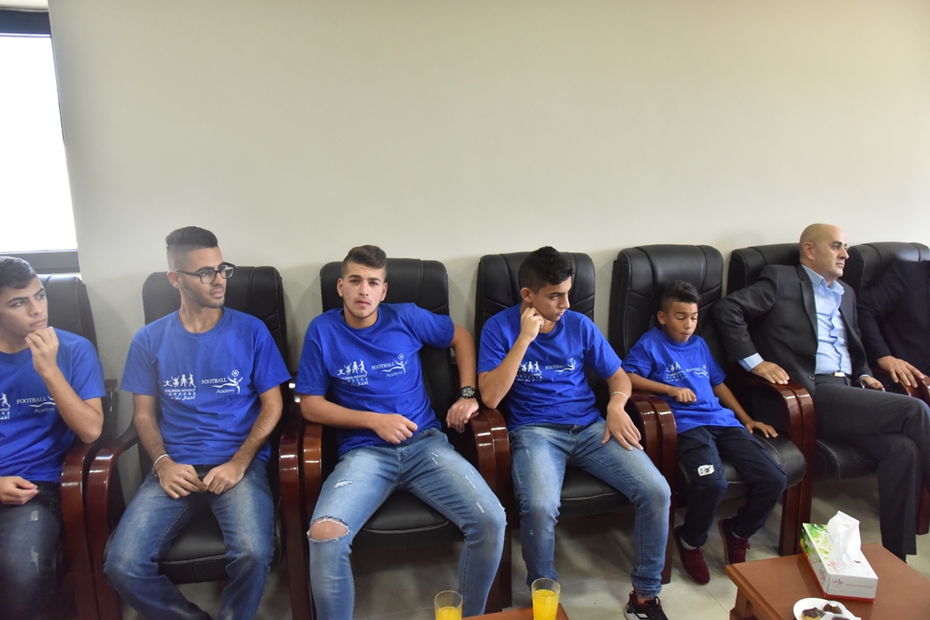 بلدية بيت لحم تكرم فريق نادي عاصمة الميلاد بعد أن أحرز المرتبة الثانية في دوري بريشا الإيطالية