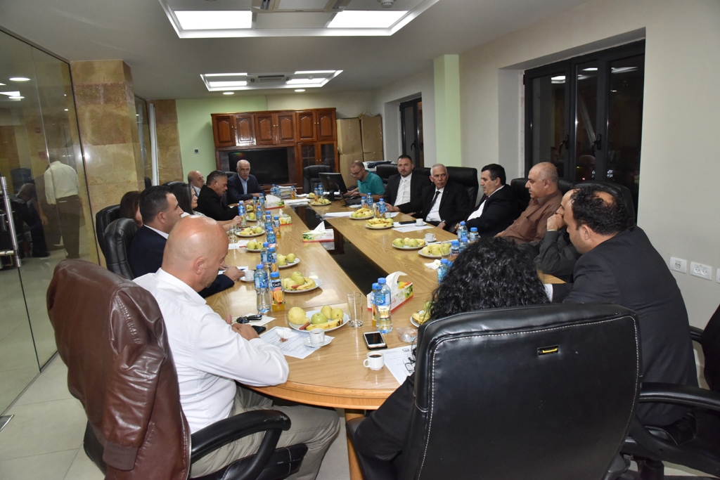 عطوفة محافظ بيت لحم يحل ضيفاً على جلسة مجلس بلدية بيت لحم