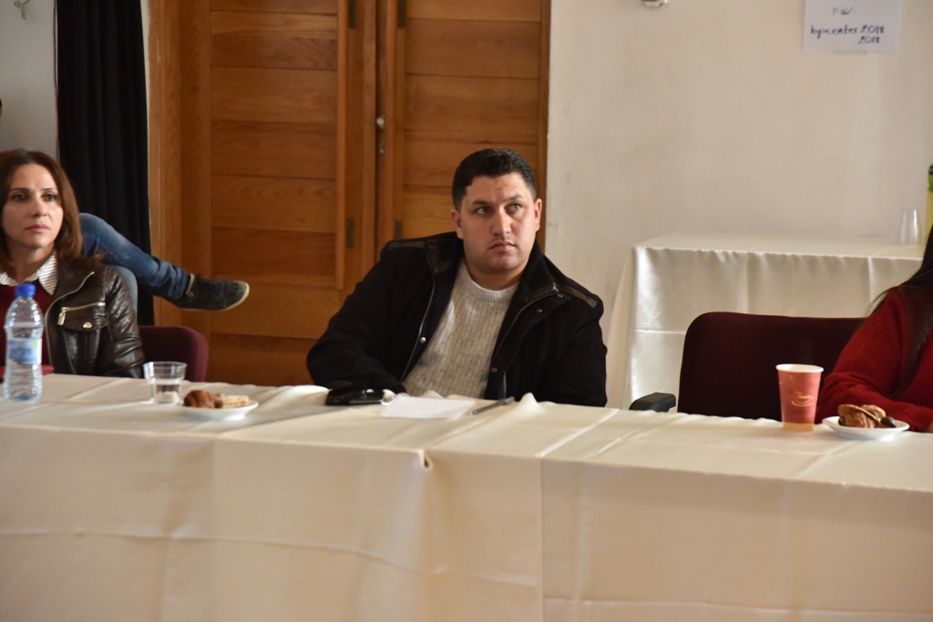 لقاء في مركز السلام/ بيت لحم لمناقشة خطة المرور في بيت لحم والسيناريوهات المطروحة