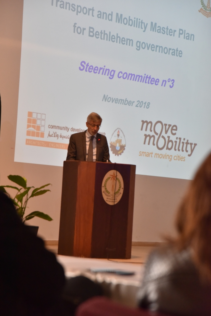 لقاء في مركز السلام/ بيت لحم لمناقشة خطة المرور في بيت لحم والسيناريوهات المطروحة