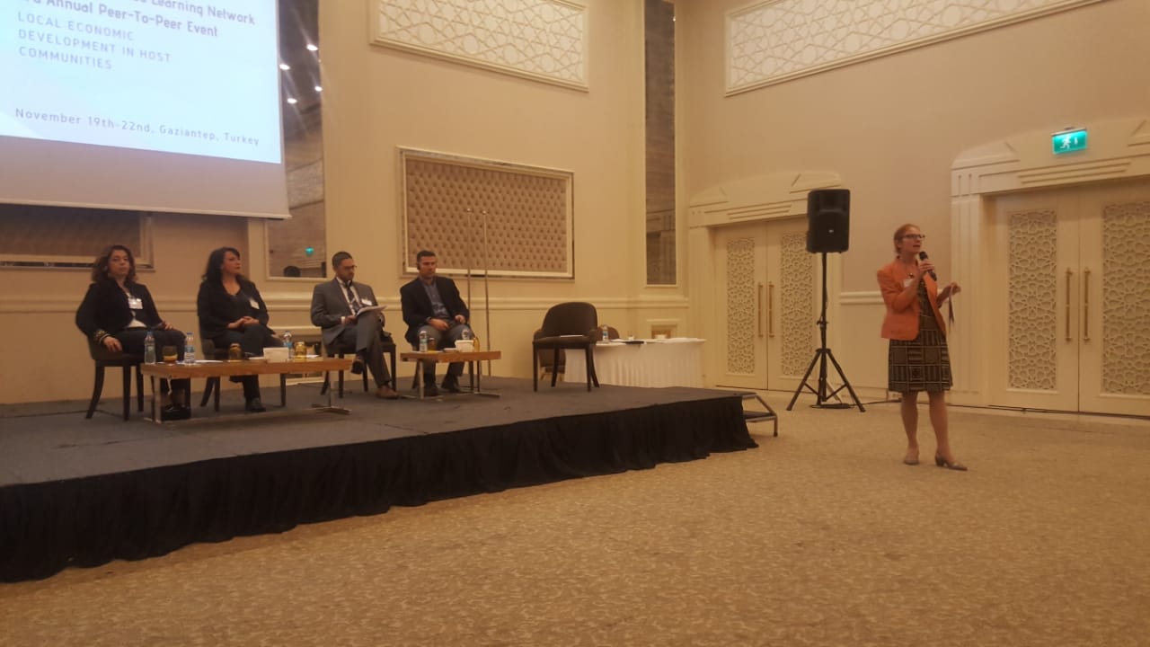 حنانيا تشارك في مؤتمر "التنمية الاقتصادية المحلية في المجتمعات المضيفة " في تركيا
