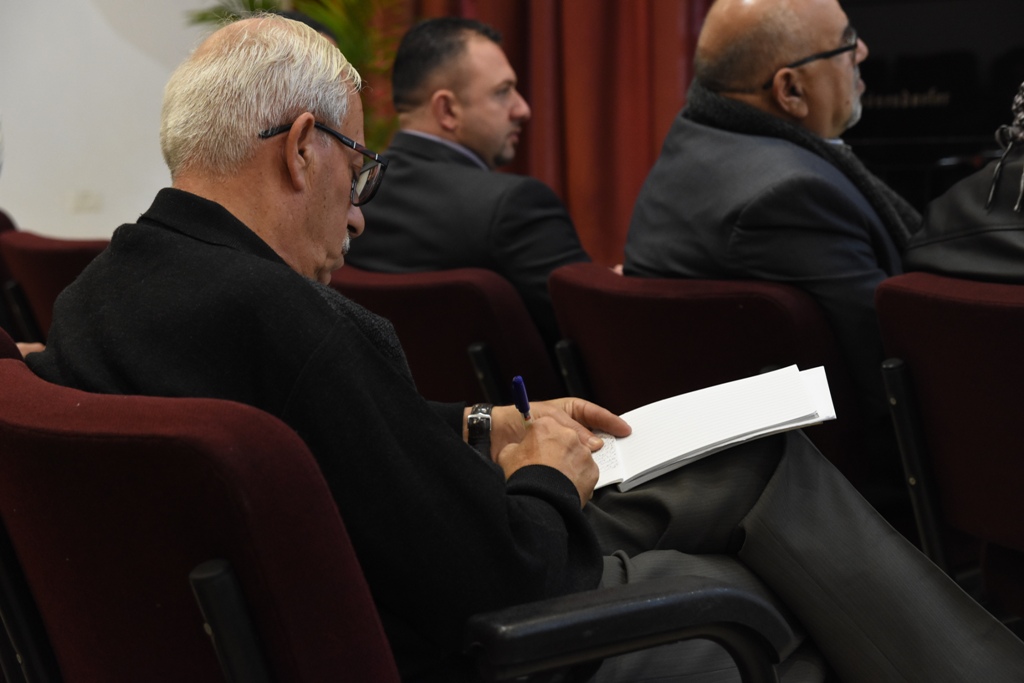 مؤتمر صحفي تحت عنوان  "رسالة مسيحيي فلسطين في زمن الميلاد" في مركز السلام بيت لحم