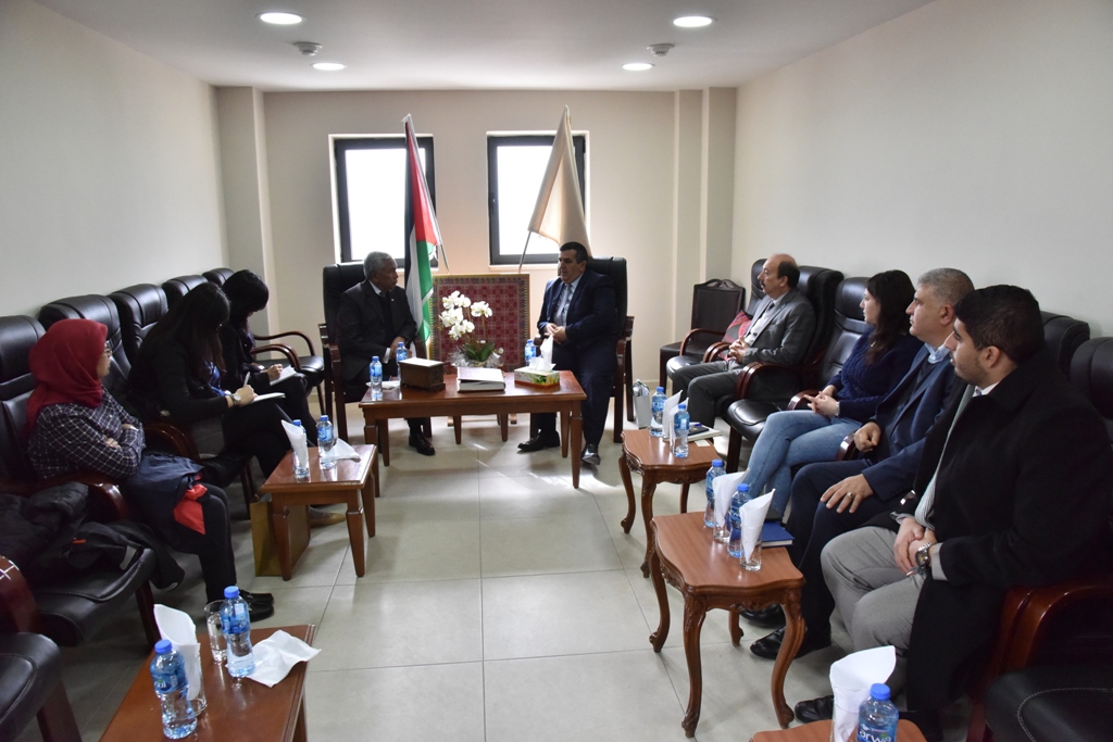 رئيس بلدية بيت لحم يستقبل ممثل جمهورية سنغافورة غير المقيم لدى دولة فلسطين