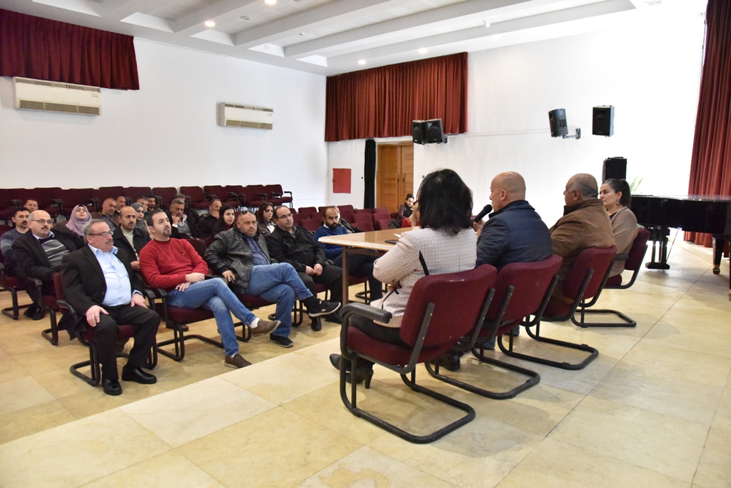 ورشة عمل توعوية لموظفي بلدية بيت لحم  لتعزيز وعيهم بالقوانين والأنظمة والإجراءات التي يعتمد عليها عمل البلدية