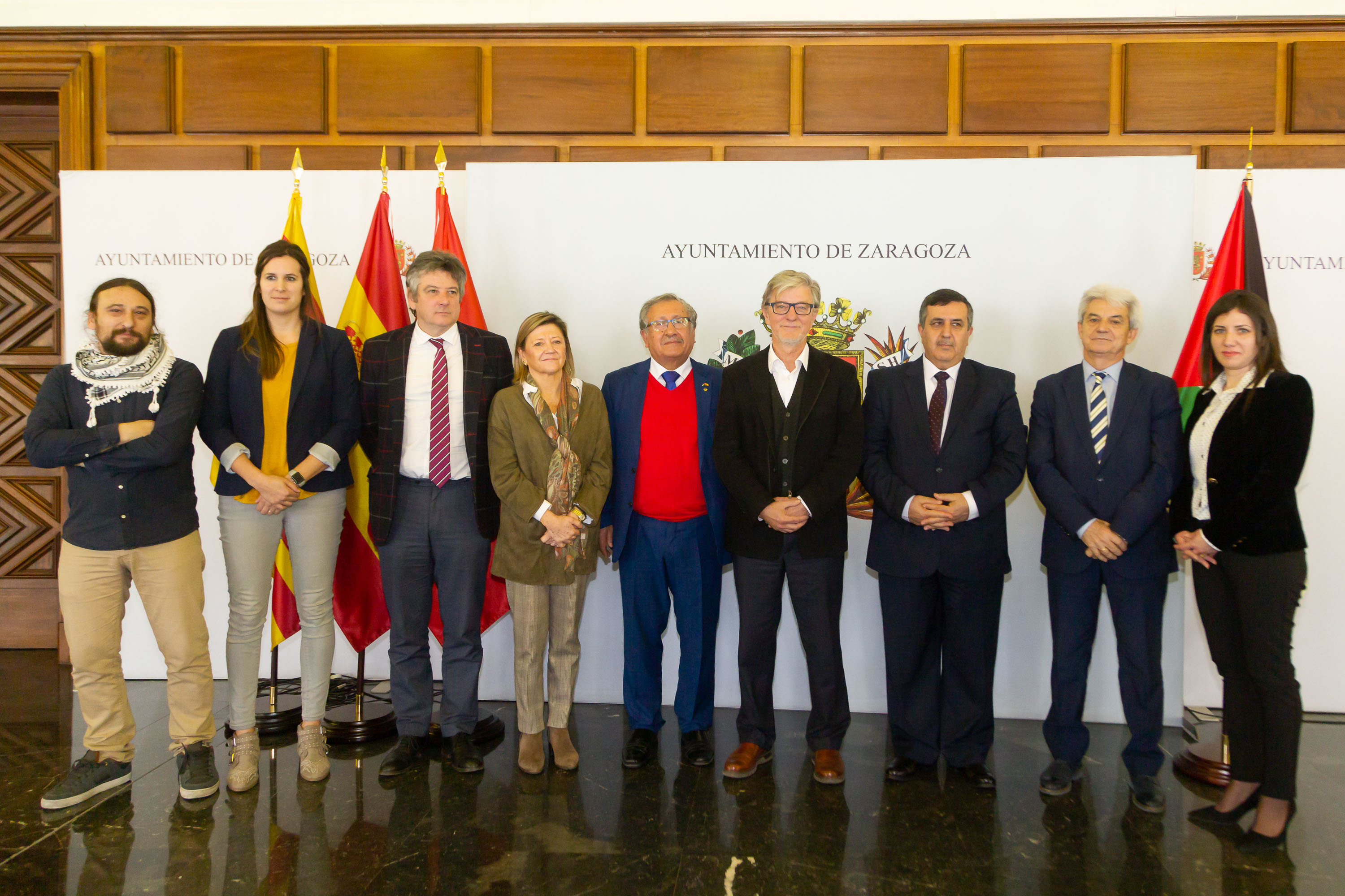 رئيس بلدية بيت لحم يوقع إتفاقية توأمة مع مدينة زاراغوزا الإسبانية