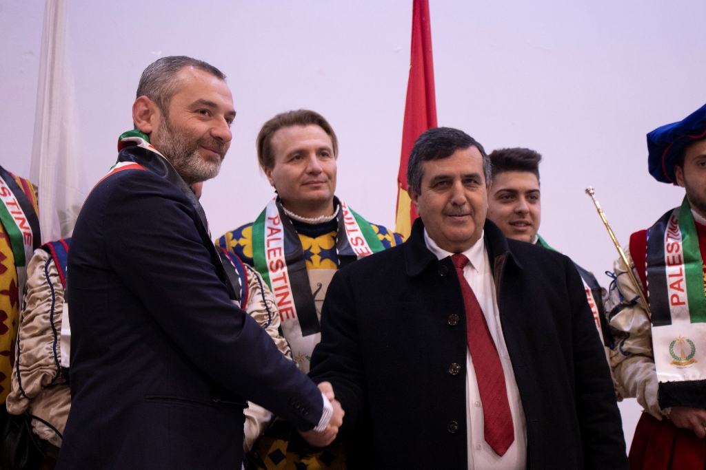 بلديتا بيت لحم وكوري الإيطالية توقعان على وثيقة إعلان النوايا للتوقيع على اتفاقية توأمة قريباً بين المدينتين