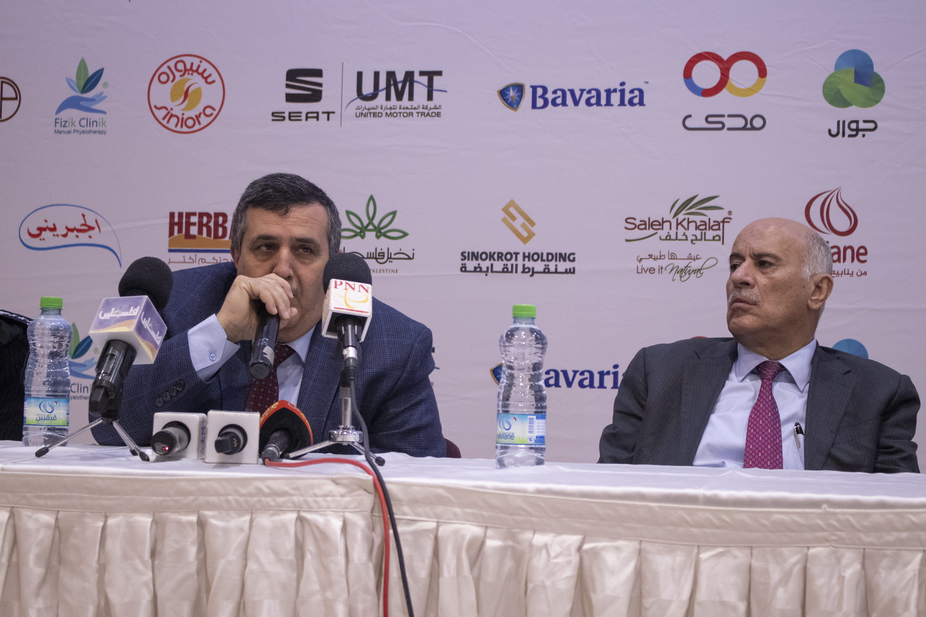 مؤتمر صحفي خاص بماراثون فلسطين الدولي السابع من مركز السلام بيت لحم