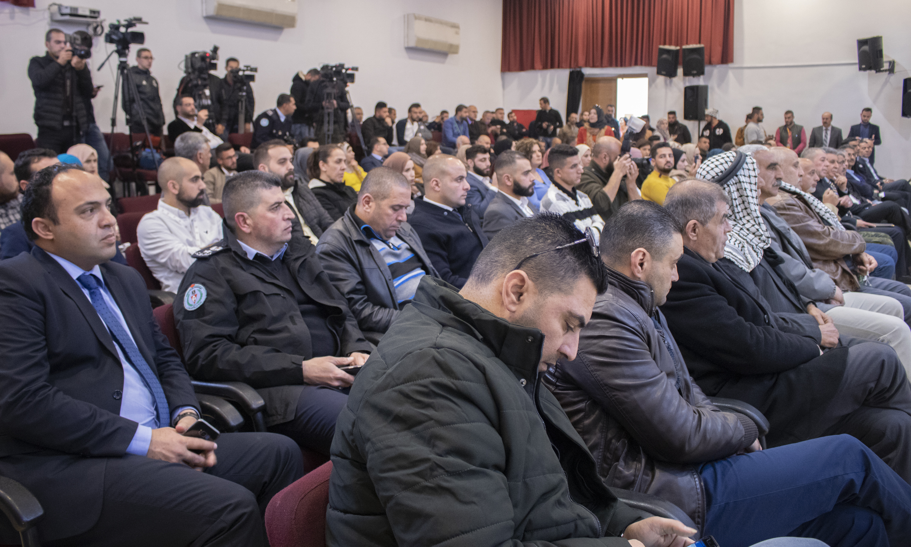 مؤتمر صحفي خاص بماراثون فلسطين الدولي السابع من مركز السلام بيت لحم