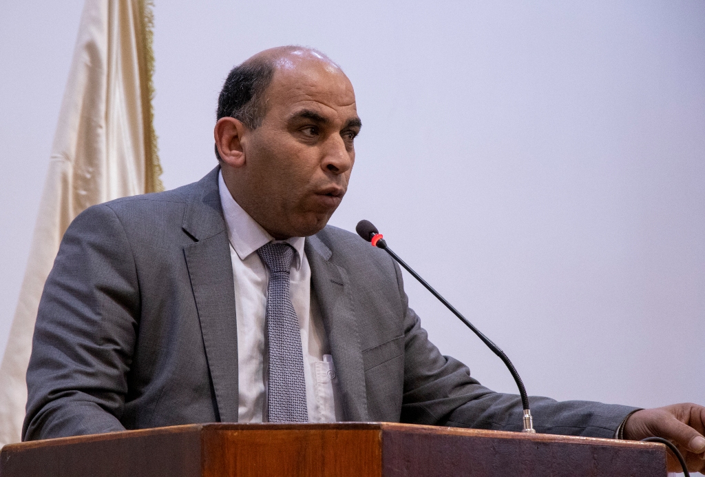 حنانيا يشارك في حفل اختتام دورة الفسيفساء الأولى تحت شعار " صم يصنعون الجمال " في مركز السلام بيت لحم