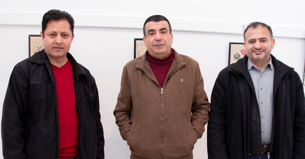 حنانيا يشارك في حفل اختتام دورة الفسيفساء الأولى تحت شعار " صم يصنعون الجمال " في مركز السلام بيت لحم