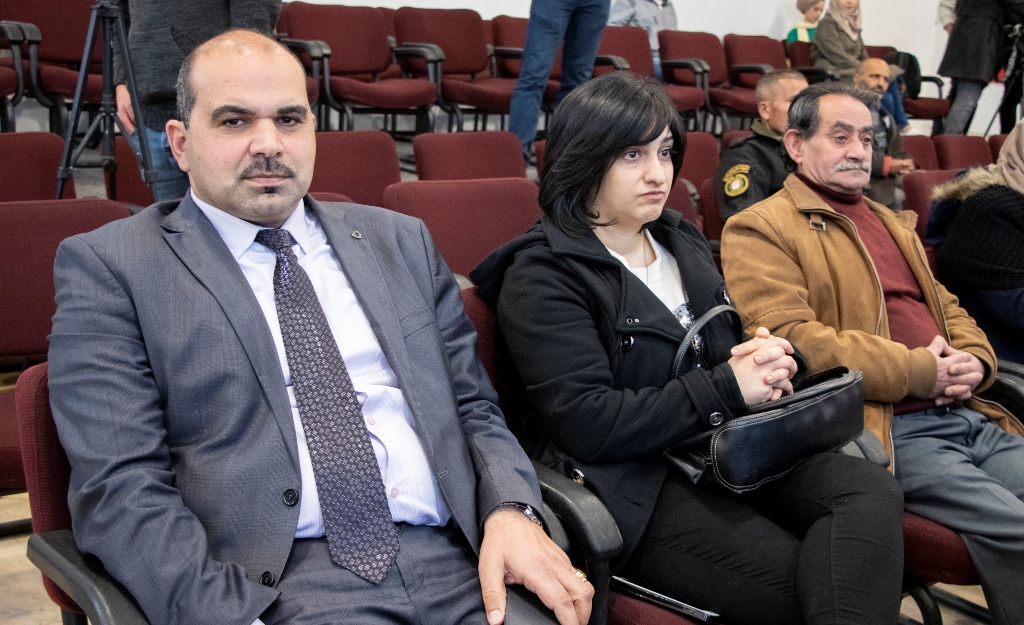 حنانيا يشارك في حفل اختتام دورة الفسيفساء الأولى تحت شعار " صم يصنعون الجمال " في مركز السلام بيت لحم