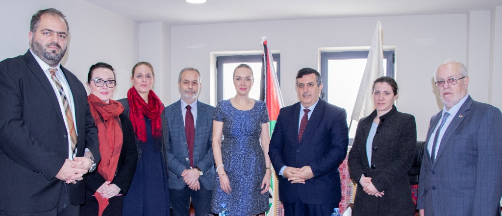 رئيس بلدية بيت لحم يستقبل  المديرة العامة للمنظمات الدولية والمساعدات الإنسانية والتنموية في وزارة الخارجية السلوفاكية